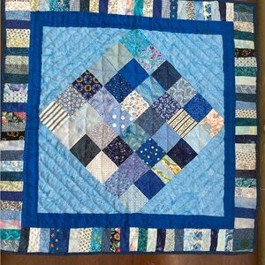 Homemade hand quilted design